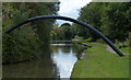 Pipe bridge crossing the Coventry Canal at Alvecote