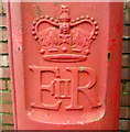 Cypher, Elizabeth II postbox on Manor Road, Scarborough