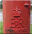 Cypher, Elizabeth II postbox on Cross Lane, Scarborough