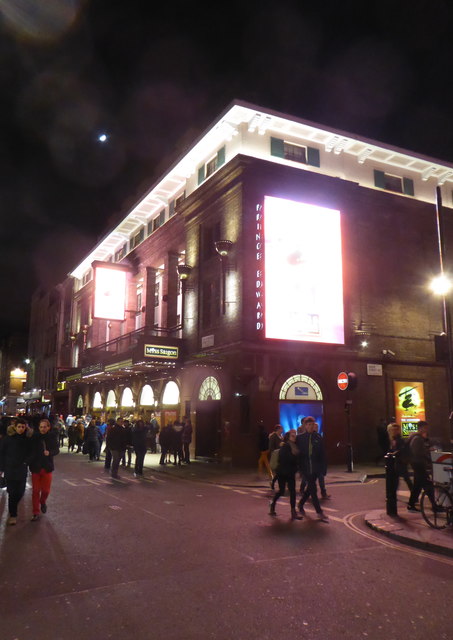 The Prince Edward theatre in Old Compton Street