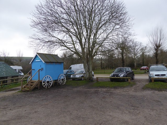 national-trust-hut-and-car-park-david-smith-geograph-britain