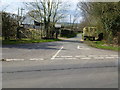 Junction of Moor Lane and Woodchurch Road in Appledore