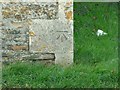 Bench mark, The Grange, Edith Weston