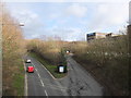 Northway and the Co-op Bank building from the footbridge