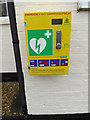 Defibrillator at Badingham Village Hall