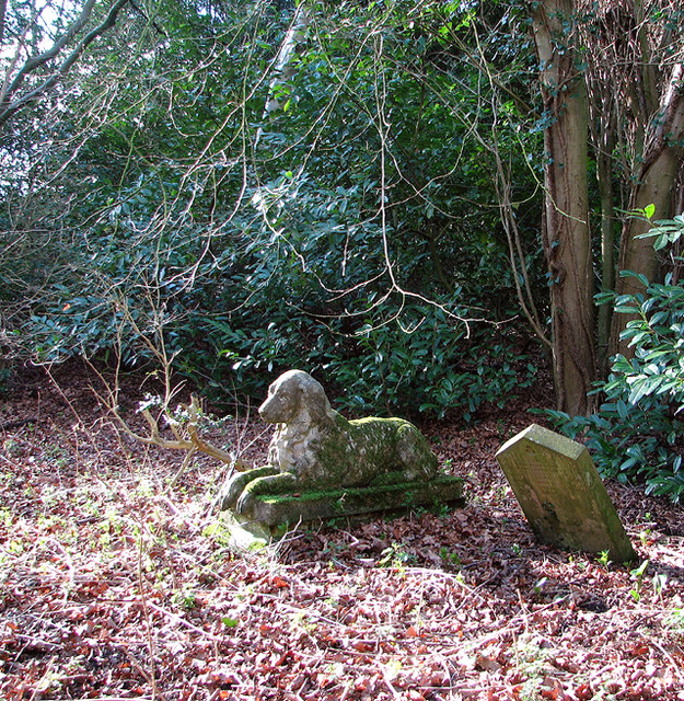 Dog graveyard in Ketteringham Park
