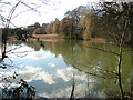 TG1602 : Lake south of Ketteringham Hall by Evelyn Simak