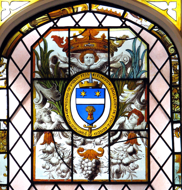 Stained glass in Ketteringham Hall