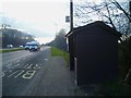 Crawley Road looking west from bus stop