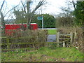 Footpath reaches the A264