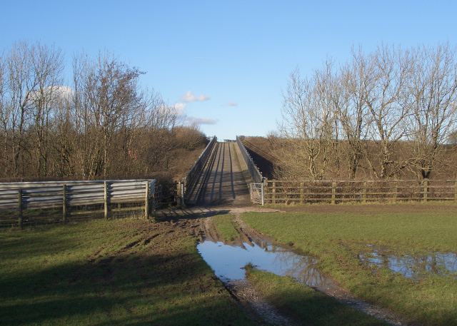 Bridge over the M4 east of North Cornelly
