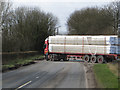 Lorry near Brandesburton Grange