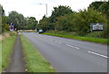 Path along the A4097 in Kingsbury, Warwickshire