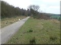 SK0497 : Exercising the dog on the Longdendale Trail by Christine Johnstone