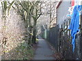 Footpath between Rookery Lane and Sandwash Close, Rainford