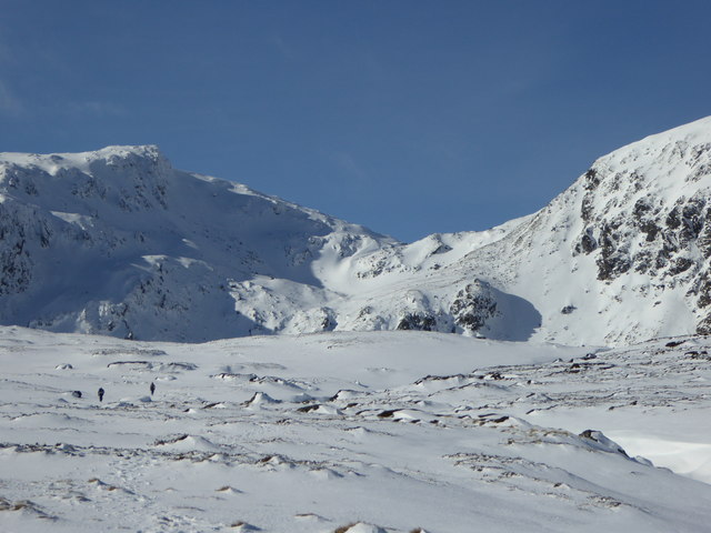 Walkers approaching Lochan nan Cat © Alan O'Dowd :: Geograph Britain ...