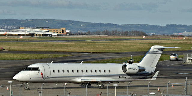 9H-CLG, Belfast City Airport (February 2016)