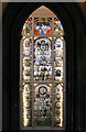TG1602 : Stained glass window in Ketteringham Hall by Evelyn Simak