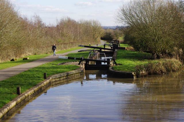 Wilmcote Flight, Stratford Canal © Stephen McKay :: Geograph Britain ...