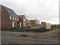 Houses under construction off Links Road, Blyth