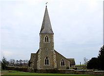 SE4674 : St. Cuthbert's Church, Little Sessay by Chris Heaton