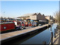 The Longboat - London - narrowboat in Brentford Lock basin