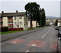 Lambourne Way speed bumps, Bettws, Newport