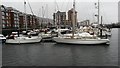 Grey morning at Swansea marina