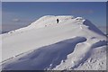 NN1132 : Summit ridge, Beinn a' Chochuill by Richard Webb