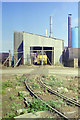 Clay delivery shed, Star Lane Brickworks, 1989