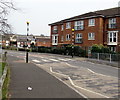 Zebra crossing, Lambourne Way, Bettws, Newport