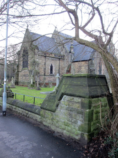 St Luke's church and churchyard