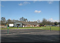 Fulbourn Recreation Ground: hard courts and pavilion