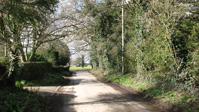 South Burlingham Road approaching Lodge Road