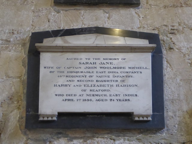 St Leonard, Seaford: memorial (3) © Basher Eyre :: Geograph Britain and ...