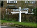 Fingerpost, Digby Drive crossroads, North Luffenham