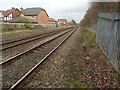 Looking east along railway