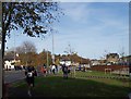 Near the finish of Jedburgh Half Marathon 2010