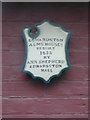 Plaque on Edwardston Almshouses, Swan Street, Boxford