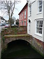 River culvert under gardens, Boxford