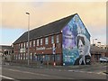 TA0928 : New mural, Goodwin Community Centre, Anlaby Road by Stephen Craven