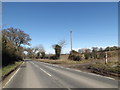 TG2504 : B1332 Bungay Road & footpath by Geographer