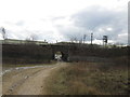 Old Pit Yard bridge under the East Coast Main Line near South Kirkby