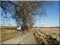 Unclassified road approaching Flocklones