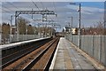 NS7067 : A view along platform 1 at Gartcosh Train Station in North Lanarkshire by Garry Cornes
