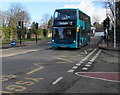 Llandudno bus in Abergele Road, Colwyn Bay