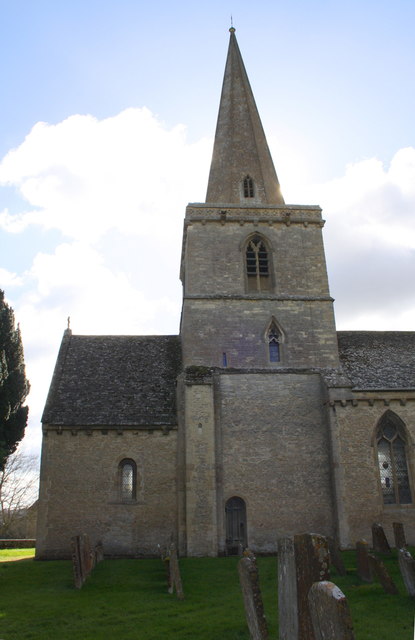 Tower and spire of St Peter's Church