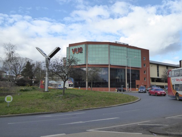 The swift tower, Paris Street roundabout, Exeter