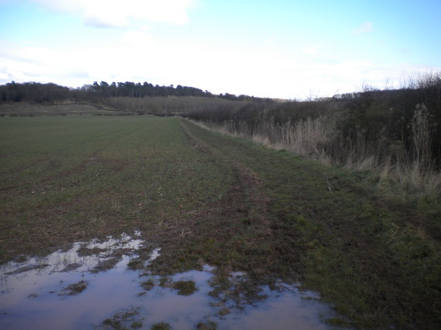 Muddy field off Wossock Lane