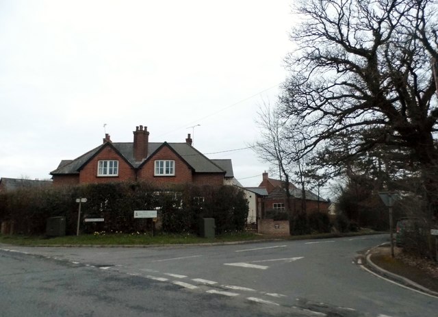 Foxley Lane at the junction of Forest Road